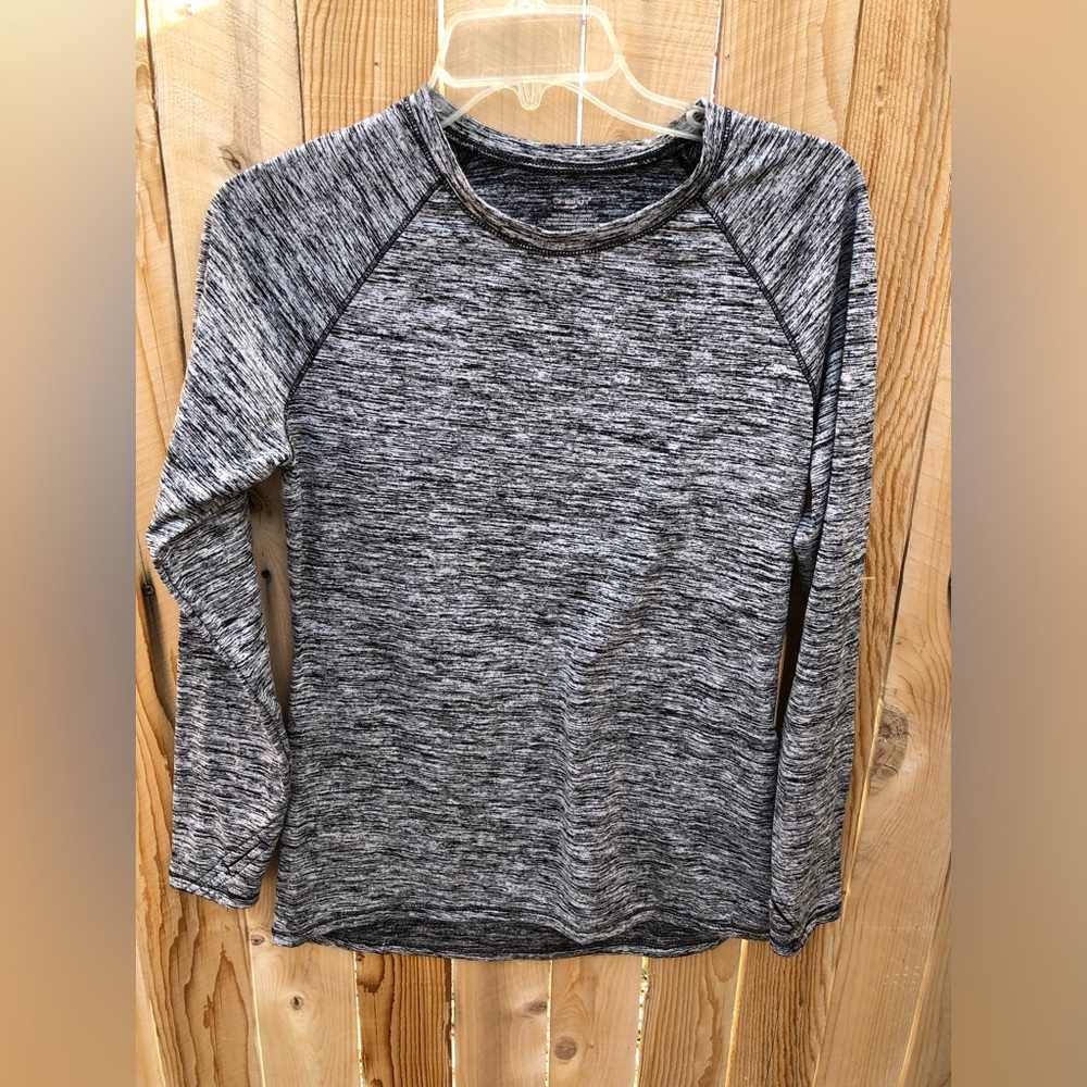 ❌Climate Right by Cuddl Duds Long Sleeve Knit Top Black Novel Size M/M Unisex